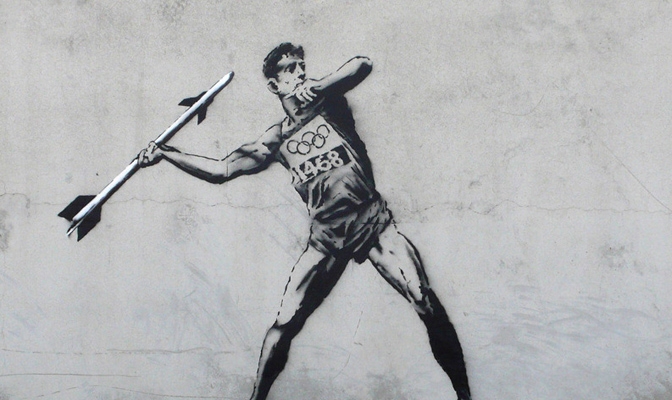 Banksy interprets the Olympics