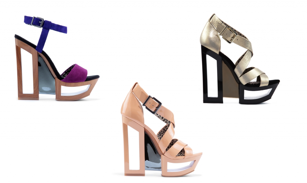 Jessica Simpson y sus tacones geométricos