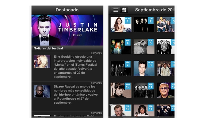iTunes Festival 2013 App