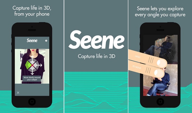 Seene app, share life in 3D