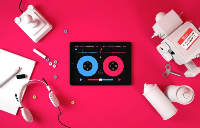 The first DJ app with Spotify