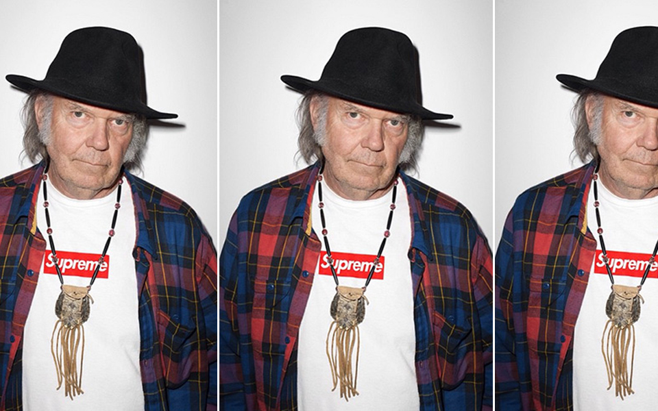 Neil Young, imagen de Supreme