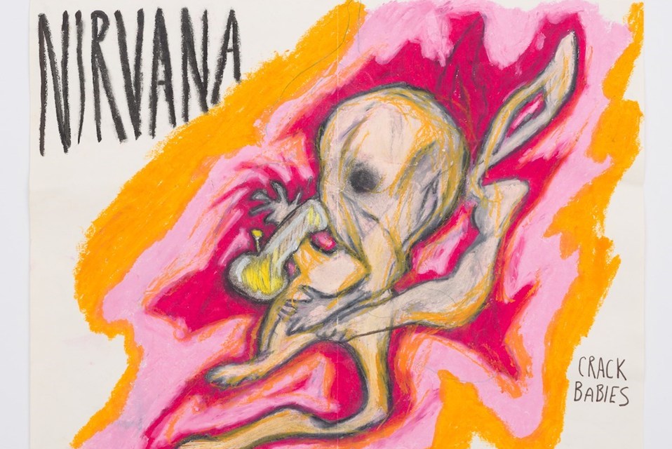 El arte visual más escondido de Kurt Cobain