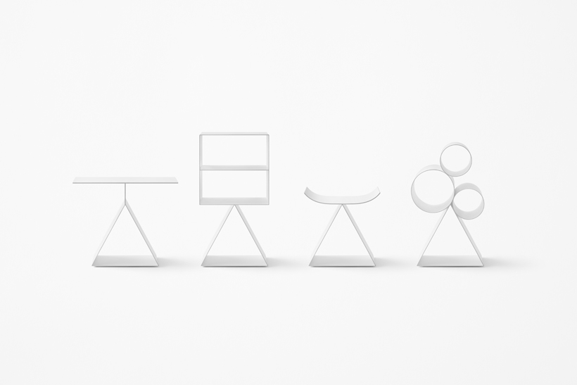 Picto, los muebles en forma de kanji by Nendo