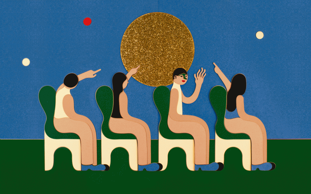 Carlín Díaz y sus ilustraciones geométricas
