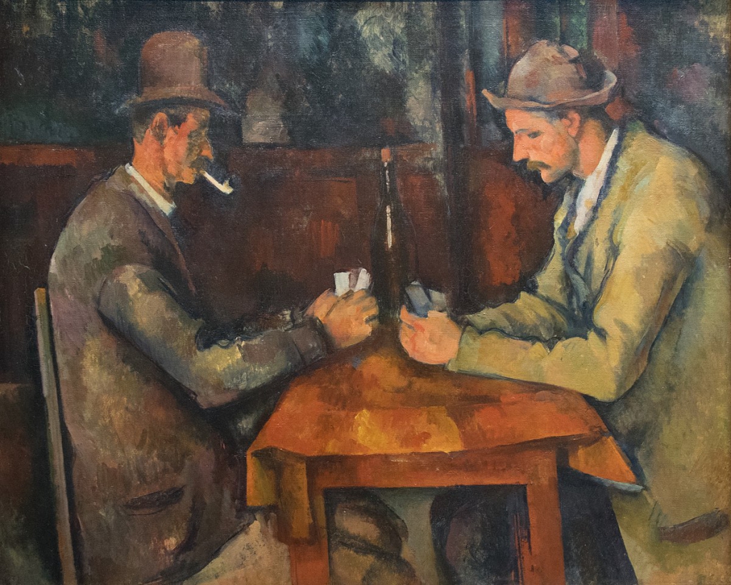 La relación entre el póquer y el arte