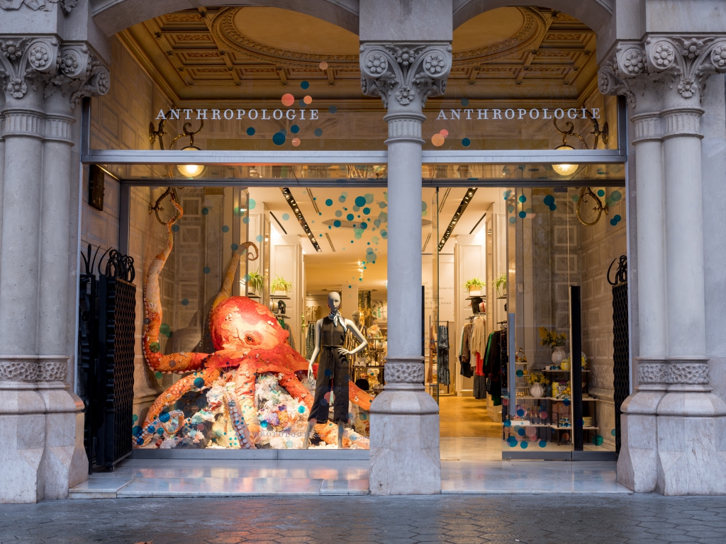 Anthropologie inaugura su primera sede en Barcelona por todo lo alto