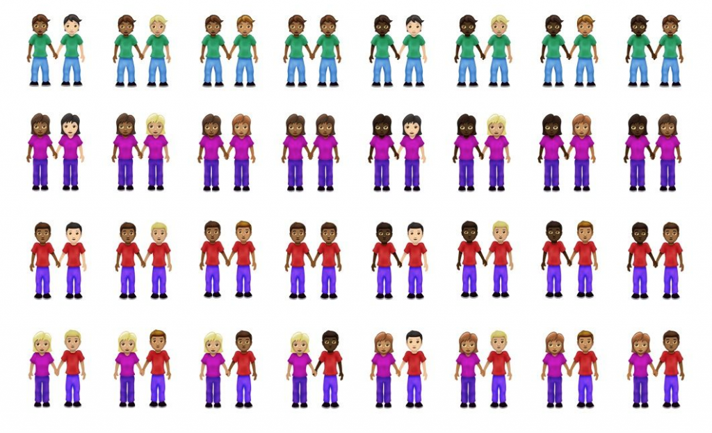 Emojis más inclusivos en la nueva actualización 12.0