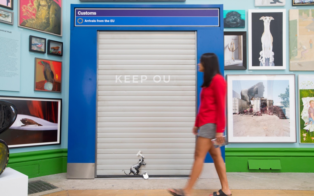 Banksy reaparece en la exposición de verano de la Royal Academy de Londres