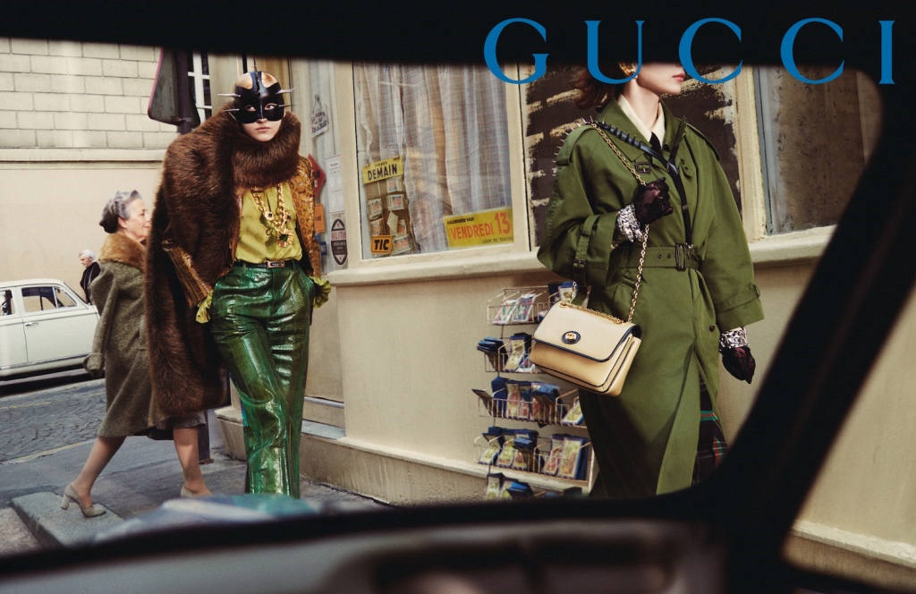 La nueva campaña de Gucci es pura extravagancia nostálgica