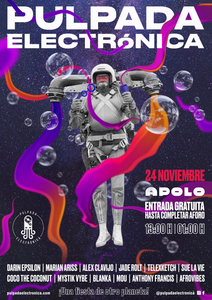 Pulpada Electrónica Celebrará Su Edición Más Galáctica En La Sala Apolo