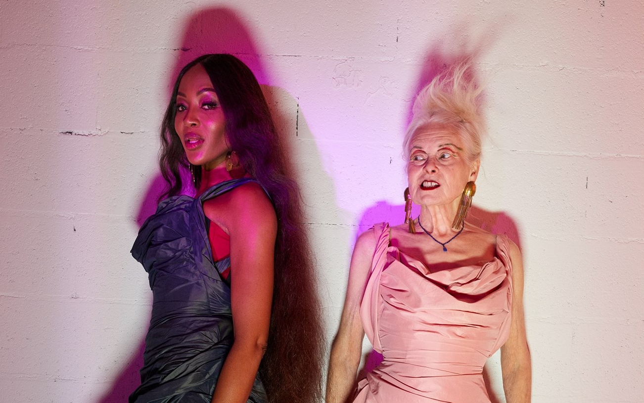 Naomi Campbell protagoniza por primera vez una campaña de Vivienne Westwood