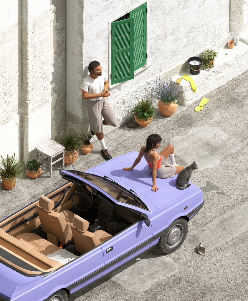 ‘Un viaje al mar’, con Camper y el artista Max Guther