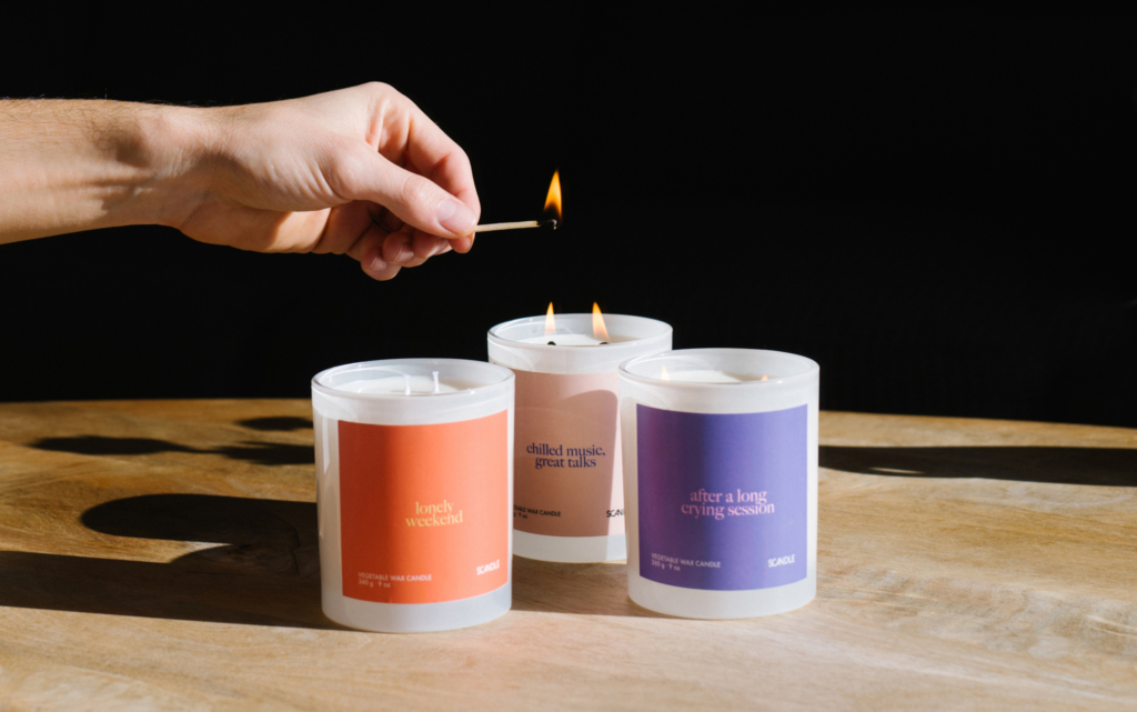 Scandle fusiona aroma y música en una vela de lo más especial