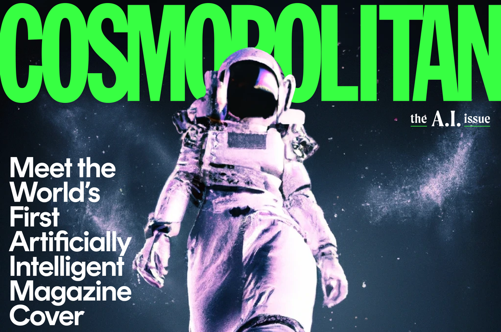 ‘Cosmopolitan’ crea la primera portada de la historia generada íntegramente por la IA