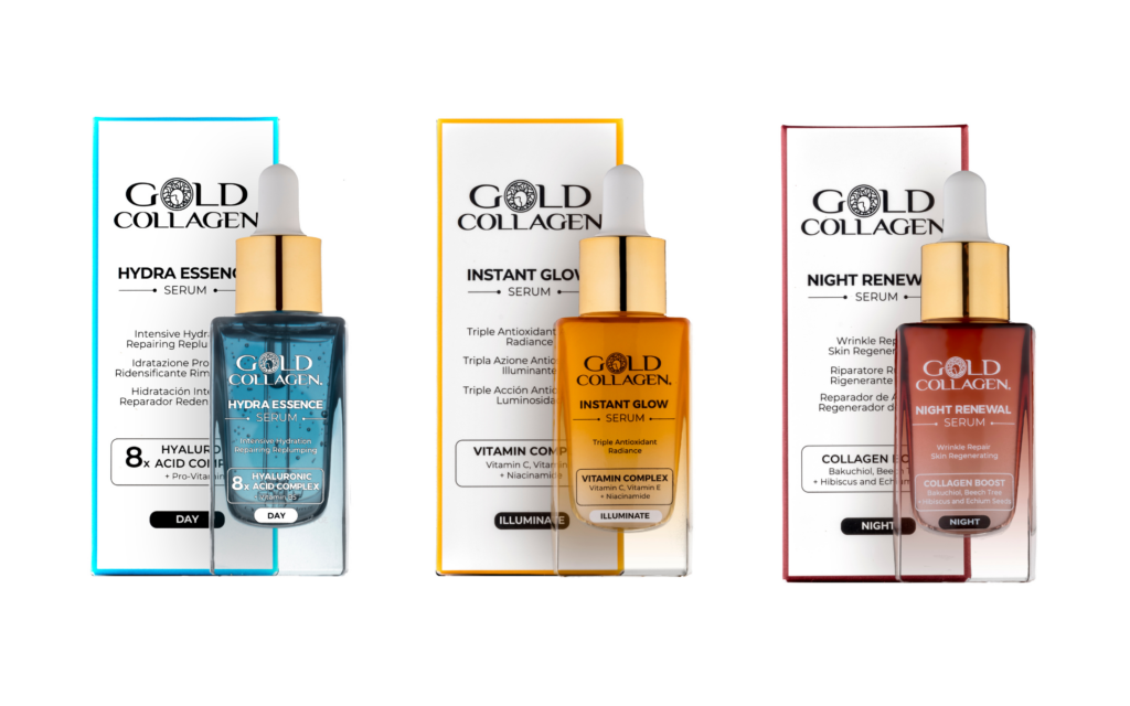 Gold Collagen® lanza el trío de serums perfecto para sumar a tu rutina de ‘skincare’
